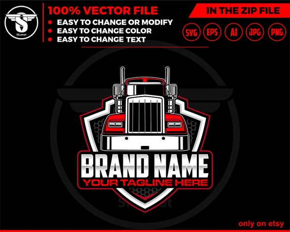 trucking svg, Trucking Company Logo, Moving Truck, Semi Truck, Trucking Brand, Truck Door Logo, Trucker Logo, trucking t-shirt, truck print