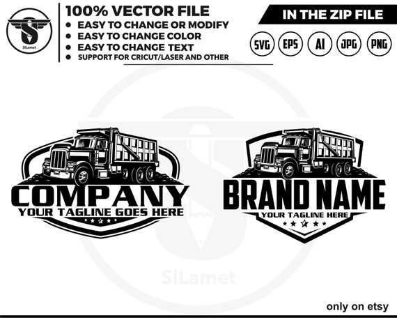 Dump Truck logo, Truck logo Svg, american dump truck logo, trucking logo, industry, heavy, machinery, industrial, equipment, construction