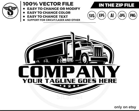 trucking logo, big rig logo, Trucking Company Logo, Moving Truck, Semi Truck logo, head Trucking logo, semi truck trailer logo Truck trailer