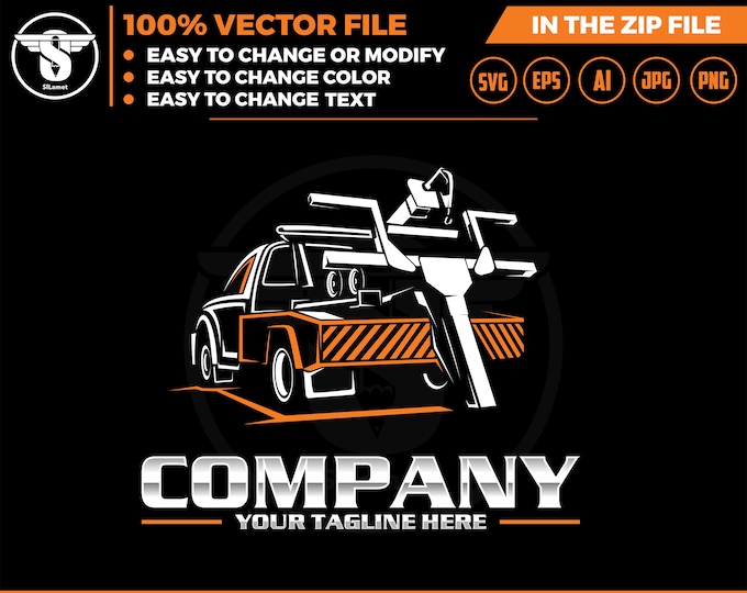 towing truck logo, towing logo template, towing chain svg, tow truck 18 wheeler, tow truck logo, towing service logo, tow car logo