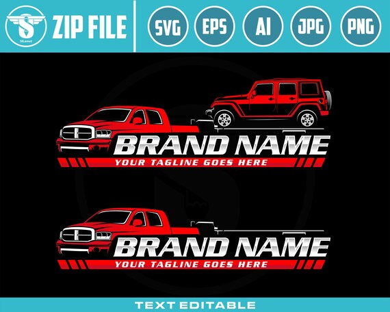 pickup and trailer logo, trailer towing logo, truck pickup logo svg, towing Company Logo, pickup truck outline, pickup truck lineart, pickup