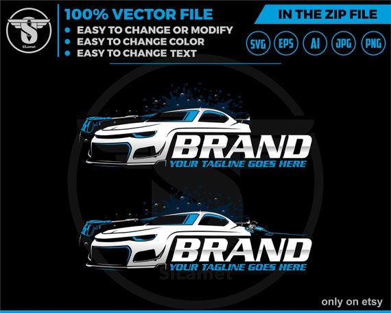 car wash logo template - auto detailing car logo template - Car Detailing Services logo - car clean logo - auto detailing logo SVG