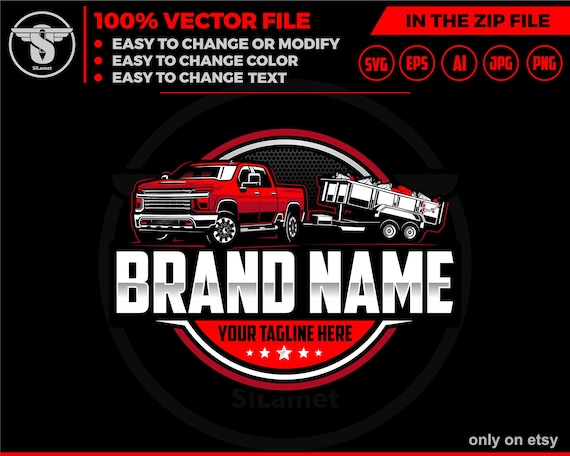 pickup dump trailer , dump trailer logo, pickup svg,trailer logo,trailer towing, logo, chevrolet truck, chevy  , 2023 Silverado 2500HD
