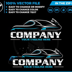 auto detailing - car logo template - Car Detailing Services logo - car wash logo template - car clean logo - auto detailing logo SVG - auto