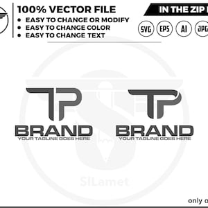 initial TP logo - text TP logo - font TP logo