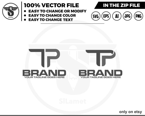 initial TP logo - text TP logo - font TP logo