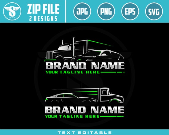 automotive logo, trucking logo, truck and car, truck line art, truck outline, truck svg, trucking, semi truck, truck trailer, truck clipart,