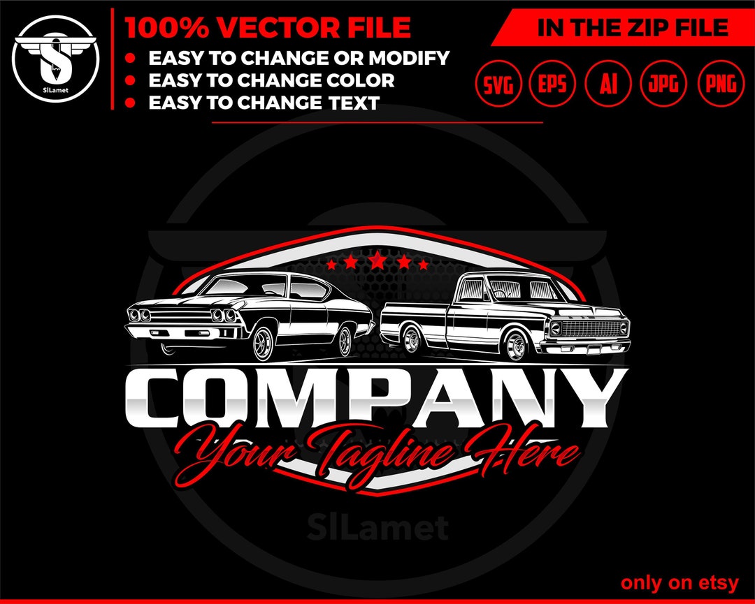 Vintage Car Logo, Old Car Logo, Classic Car Logo, Automotive Logo