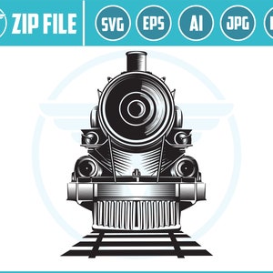 tren vintage SVG, tren antiguo SVG, tren clásico SVG, transporte vintage SVG, silueta de tren, archivo de corte de tren, archivo SVG, camiseta de tren