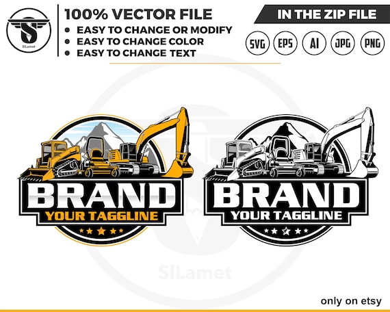 skid steer, zero turn mowers and excavator logo, equipment vehicles logo , heavy equipment logo, excavator svg , zero turn svg