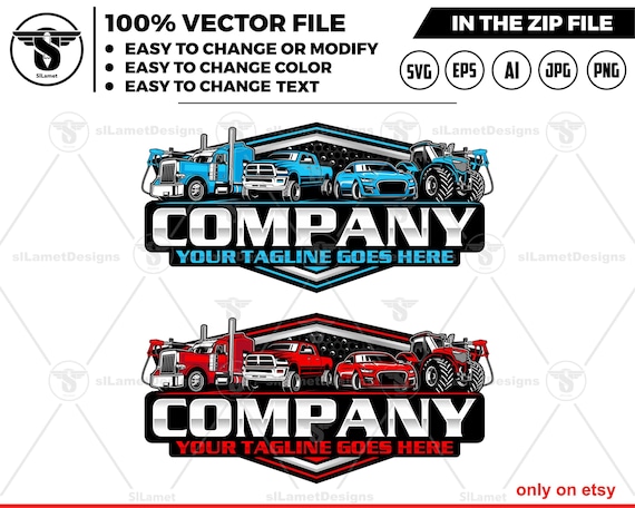 vehicle wash logo - vehicle detailing logo, big rig, trucking, car wash logo,cleaning car logo , automotive logo, detailing logo