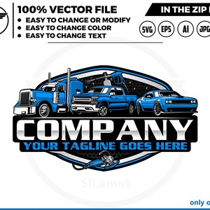logotipo de lavagem de veículos - logotipo de detalhamento de veículo, grande plataforma, transporte rodoviário, logotipo de lavagem de carro, logotipo de carro de limpeza, logotipo automotivo, logotipo de detalhamento