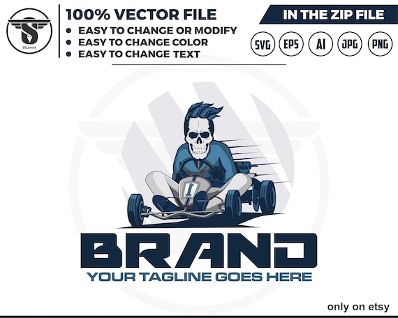 skull Racer logo, Go Kart skull SVG, Go Kart logo, Go Kart Racing , GoKart Racer, karting