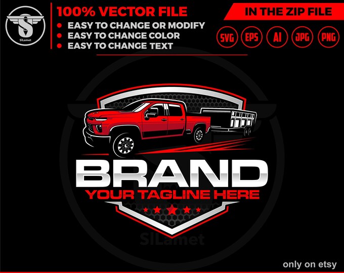 pickup dump trailer , dump trailer logo, pickup svg,trailer logo,trailer towing, logo, Logo pickup, pickup , 2023 Silverado 2500HD
