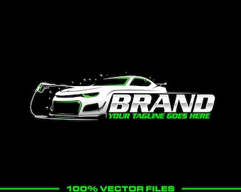 Car Wash Logo: Fully Editable, Pressure Washing Detailing Vector Design