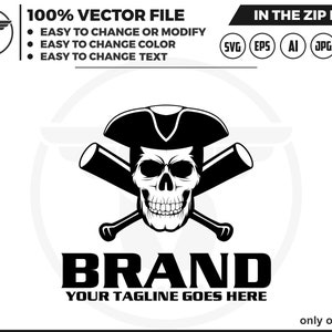 baseball skull logo - skull logo - poker logo - skull svg - skull t-shirt