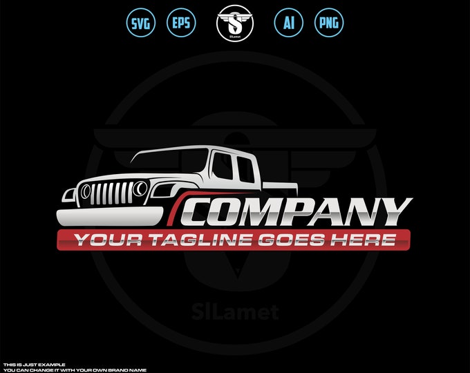 pickup logo, pickup truck svg, pickup truck offroad Logo, pickup truck outline, pickup silhouette, pickup truck Brand, offroad t-shirt