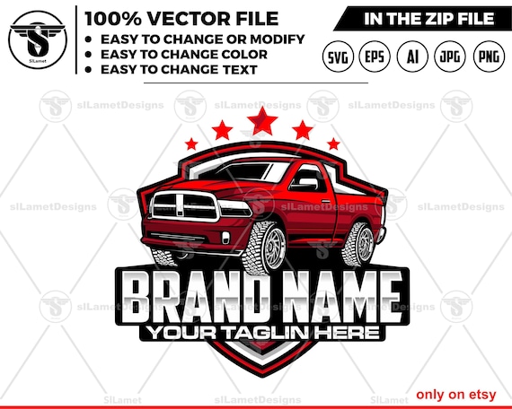 GMC truck logo - pickup truck logo template - pickup logo - pickup car logo - 1999 GMC Sierra 3500