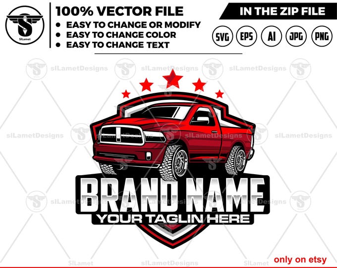 GMC truck logo - pickup truck logo template - pickup logo - pickup car logo - 1999 GMC Sierra 3500