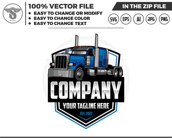 trucking svg, Trucking Company Logo, Moving Truck, Semi Truck, Trucking Brand, Truck Door Logo, Trucker Logo, trucking t-shirt, truck print