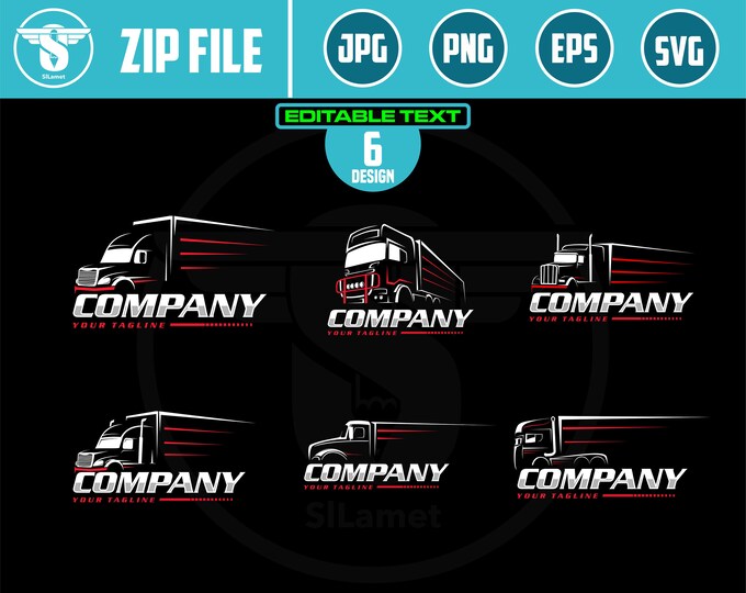 truck line art, truck silhouette, truck outline, truck svg, trucking, trucking logo, semi truck, truck trailer, truck clipart, Trucker Logo,
