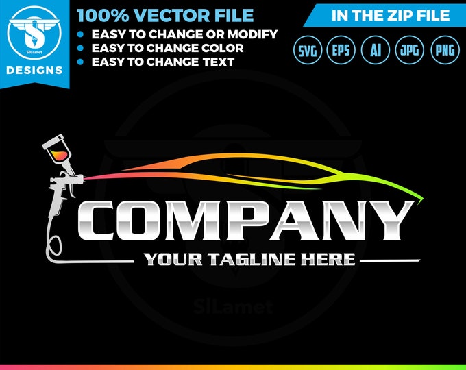 car painting logo, auto paint logo, car paint logo, paint body car logo, auto body paint logo, painting car logo