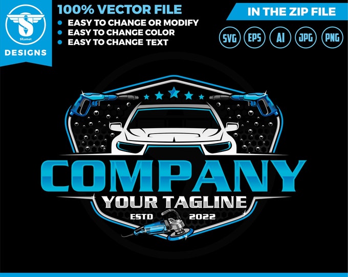 auto detailing car logo template, Car Detailing Services, car repair logo template, car repair svg , auto fix logo,  car wash logo svg