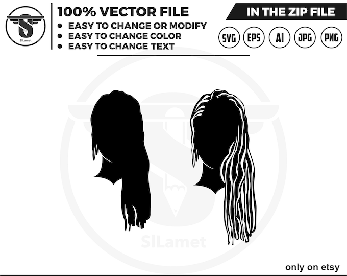 dreadlocks woman svg, dreadlocks woman silhouette, african woman svg, dreadlocks hairstyle svg, dreadlocks svg, beauty woman svg