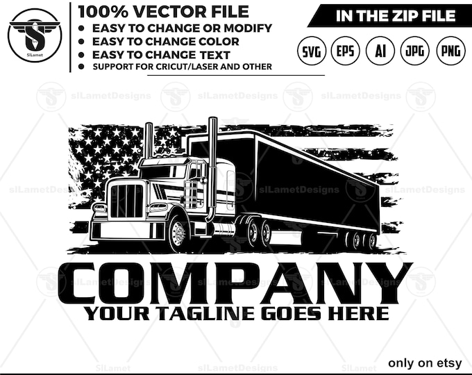 american trucking logo, Trucking Company Logo, Moving Truck, united states trucking logo, Semi Truck, Trucking Brand, Truck Door Logo