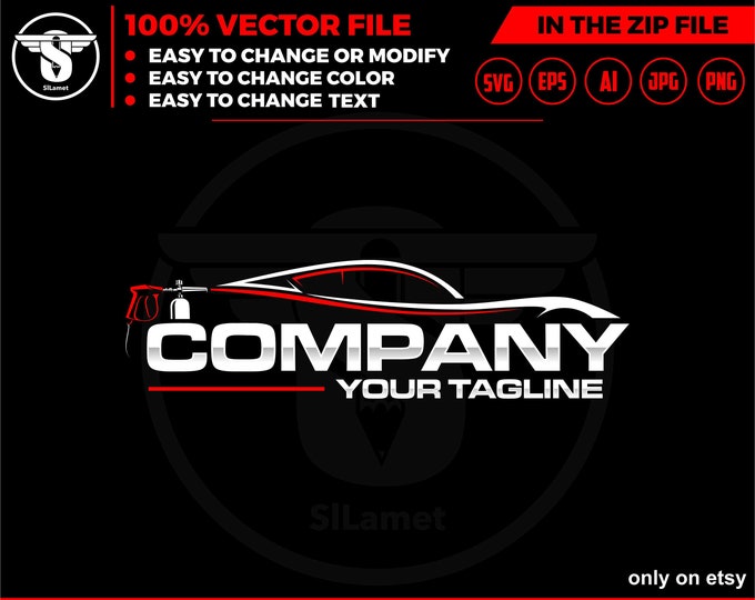 Car wash  logo template - car wash logo - car wash svg - cleaning car logo - automotive - detailing