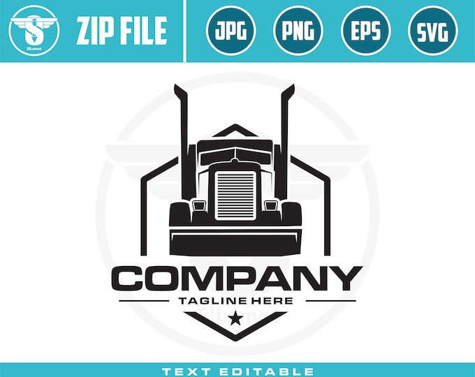 truck silhouette, truck line art, truck outline, truck svg, trucking, trucking logo, semi truck, truck trailer, truck clipart, Trucker Logo,