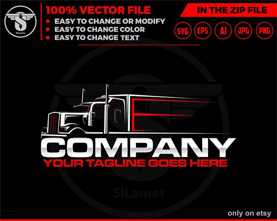 trucking logo, truck line art, truck outline, truck svg, trucking, semi truck, truck trailer