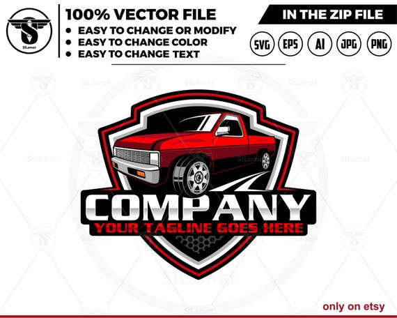 pickup logo - pickup truck svg - pickup truck Company Logo - pickup truck vector - slammed 1995 nissan d21 hardbody truck