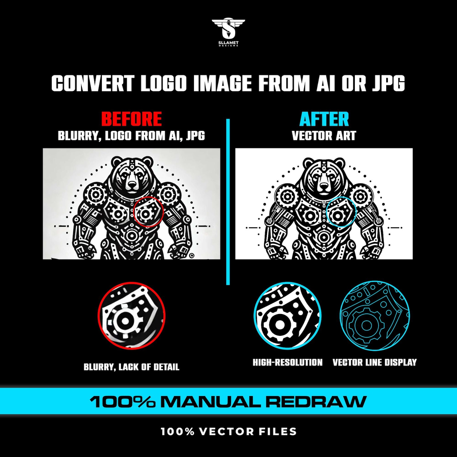 But Vector Convert AI Generated Logo to Vector: Redraw & Vectorize JPG Png to SVG ...