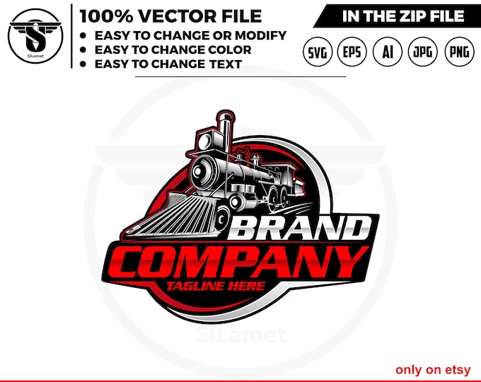 locomotive logo, vintage train svg, old train svg, classic train svg, transportation vintage svg, train svg file, train t shirt
