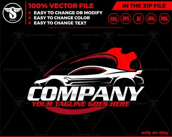 Car Service Logo Template (Digital Download)