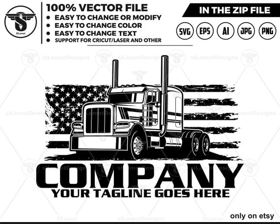american trucking logo, Trucking Company Logo, Moving Truck, united states trucking logo, Semi Truck, Trucking Brand, Truck Door Logo