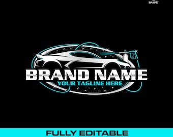 Car Wash Logo: Auto Cleaning Detail Service Vector Designs (SVG, EPS, PNG)