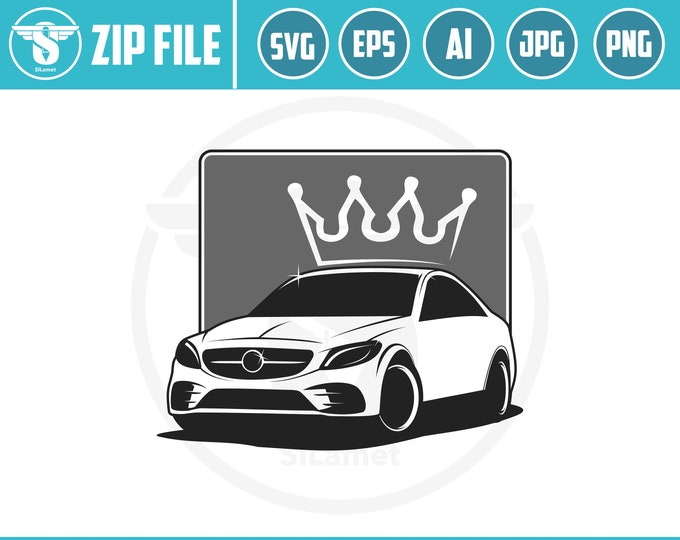 car king svg, automotive logo, Automobile Logo, Car Logo, vehicle logo, Automobile Detailing logo, Car Wash logo, Detailing Logo,Cut Cutting