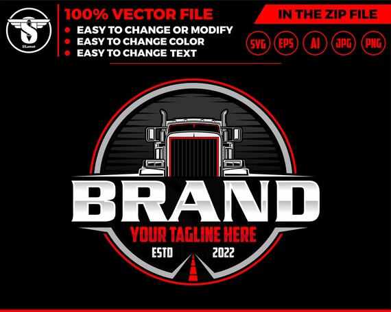 trucking logo, Trucking Company Logo, Moving Truck, Semi Truck, Trucking Brand, Truck Door Logo, Trucker Logo, trucking t-shirt, truck print