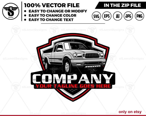 pickup logo - pickup truck svg - pickup truck Company Logo - pickup truck vector - 2004 Toyota Tacoma Xtracab SR5 TRD V6 4x4