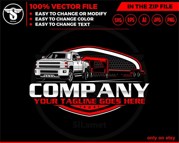 hotshot services logo - hotshot logo - pickup flatbed trailer logo - pickup and flatbed trailer logo, 2015 Chevrolet 3500HD Duramax dually