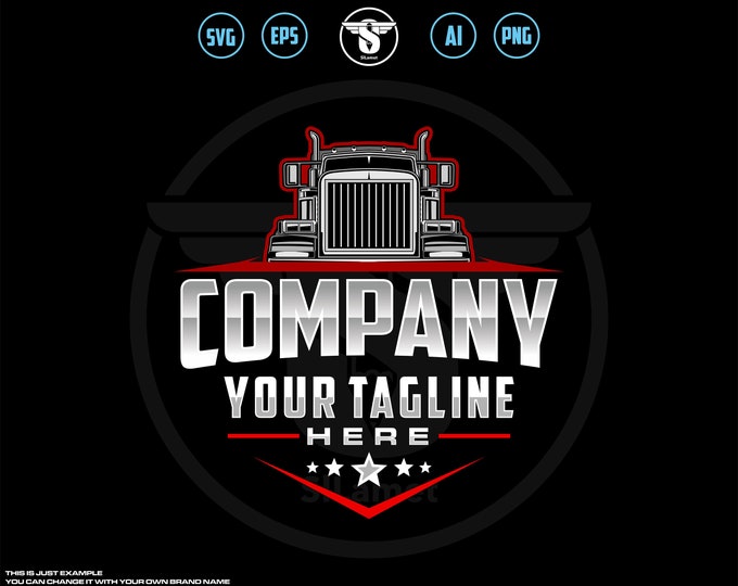 trucking svg, Trucking Company Logo, Moving Truck, Semi Truck, Trucking Brand, Truck Door Logo, Trucker Logo, trucking t-shirt, truck print