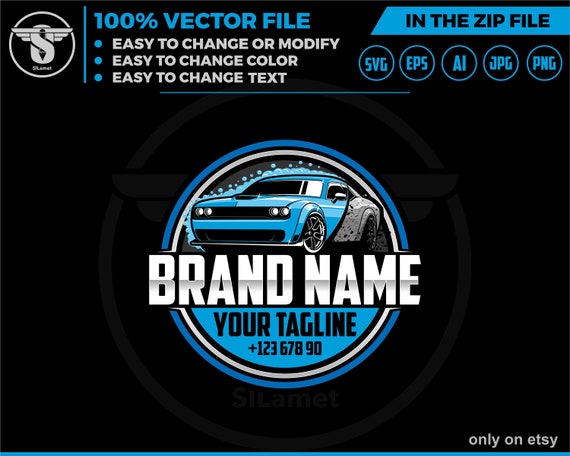 car detailing logo - sport car wash logo- Car Detailing Services logo - car wash logo template - car clean logo - auto detailing logo