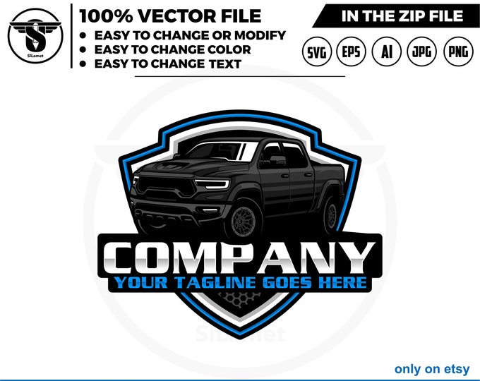 pickup logo - pickup truck svg - pickup truck Company Logo - pickup truck vector - ram pickup - 2023 Ram 1500 TRX Lunar Edition