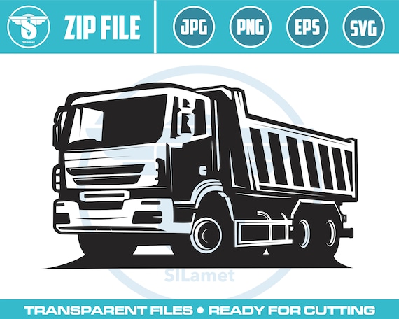 Dump Truck Svg, dump truck silhouette, Dump Truck vector, Dump truck transparent, Trucks Svg, Construction Clipart, Cricut Construction,