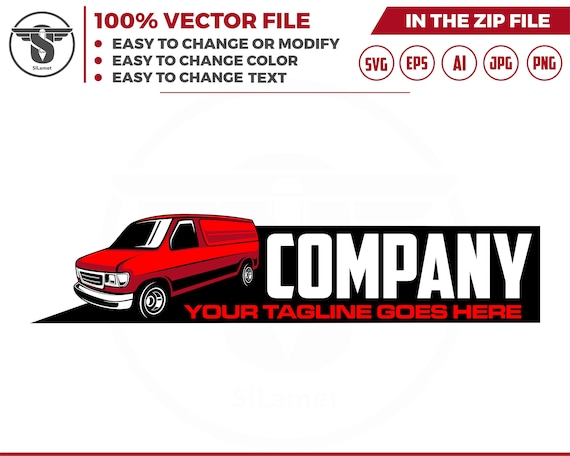 van car logo - delivery van logo , Delivery logo