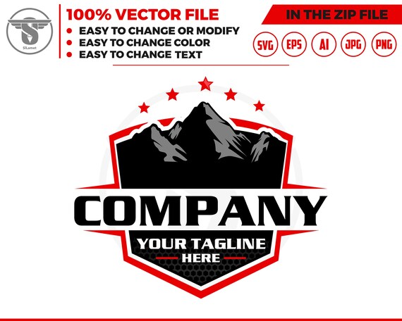 montain logo - Mountain Peaks - Montain logo design. Landscape / Outdoor design template. Vector illustration concept