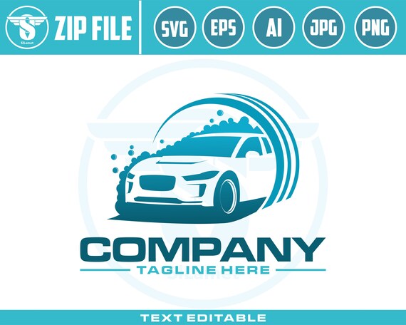 car wash logo svg, Car wash logo template designs, vehicle cleaning Logo, Car clipart, Car wash svg, automotive logo, svg file