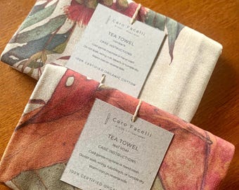 Australian Flora Tea Towel